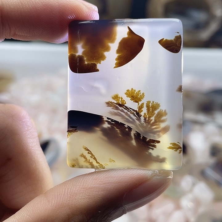 玛瑙/玉髓合金颈饰