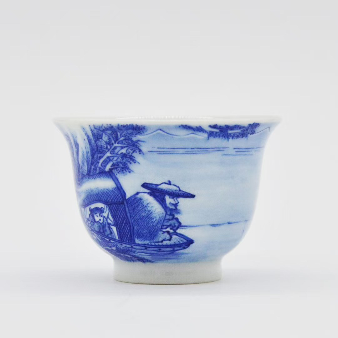 春风祥玉寒江独钓铃铛杯 容量65ml