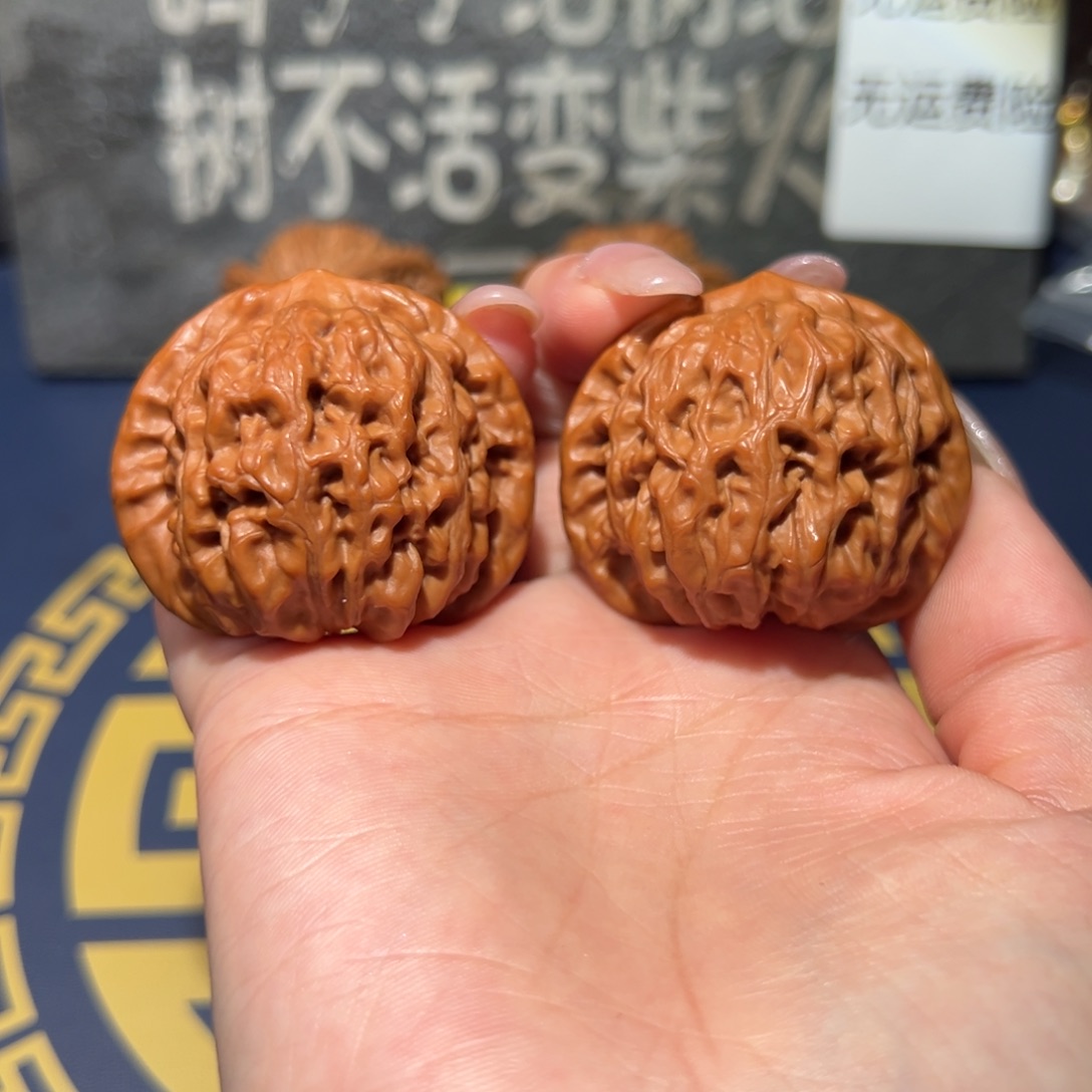 文玩核桃吊坠龙脉元宝43全品