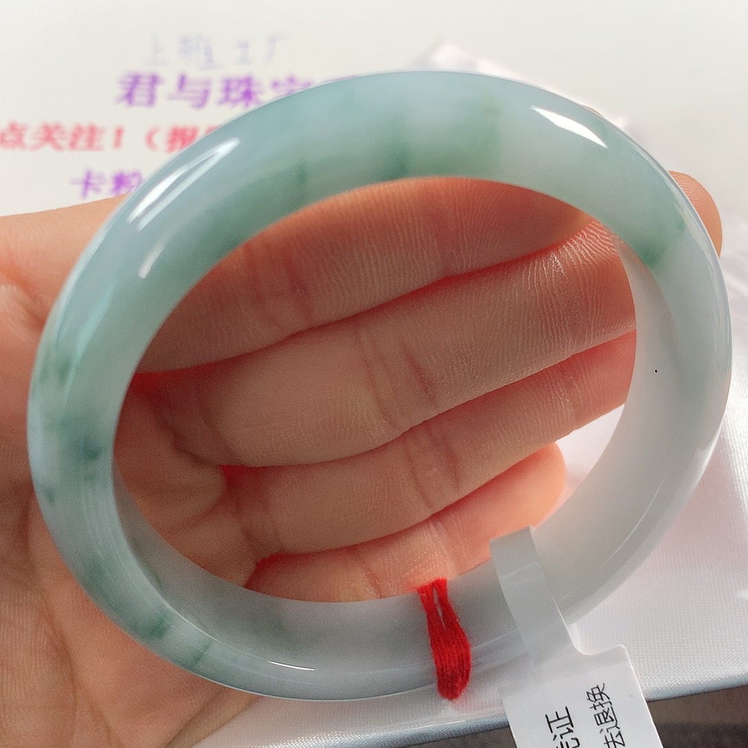 翡翠手镯未镶嵌 正圈①③⑥