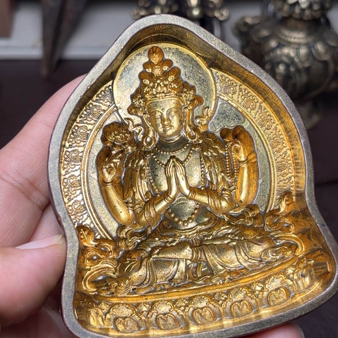 铜星月菩提星月挂件