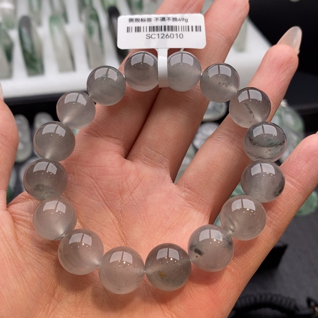 未镶嵌手串石英质玉天*