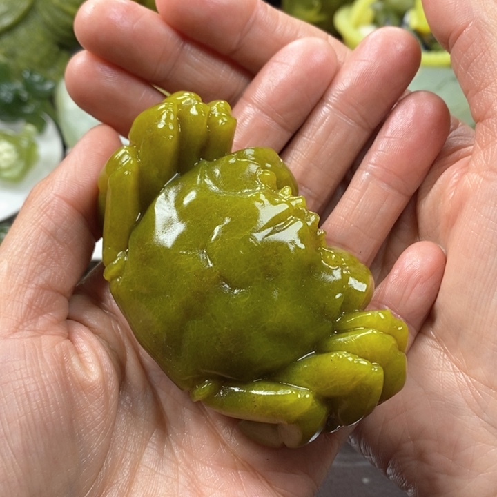 蛇纹石玉手把未镶嵌2****9