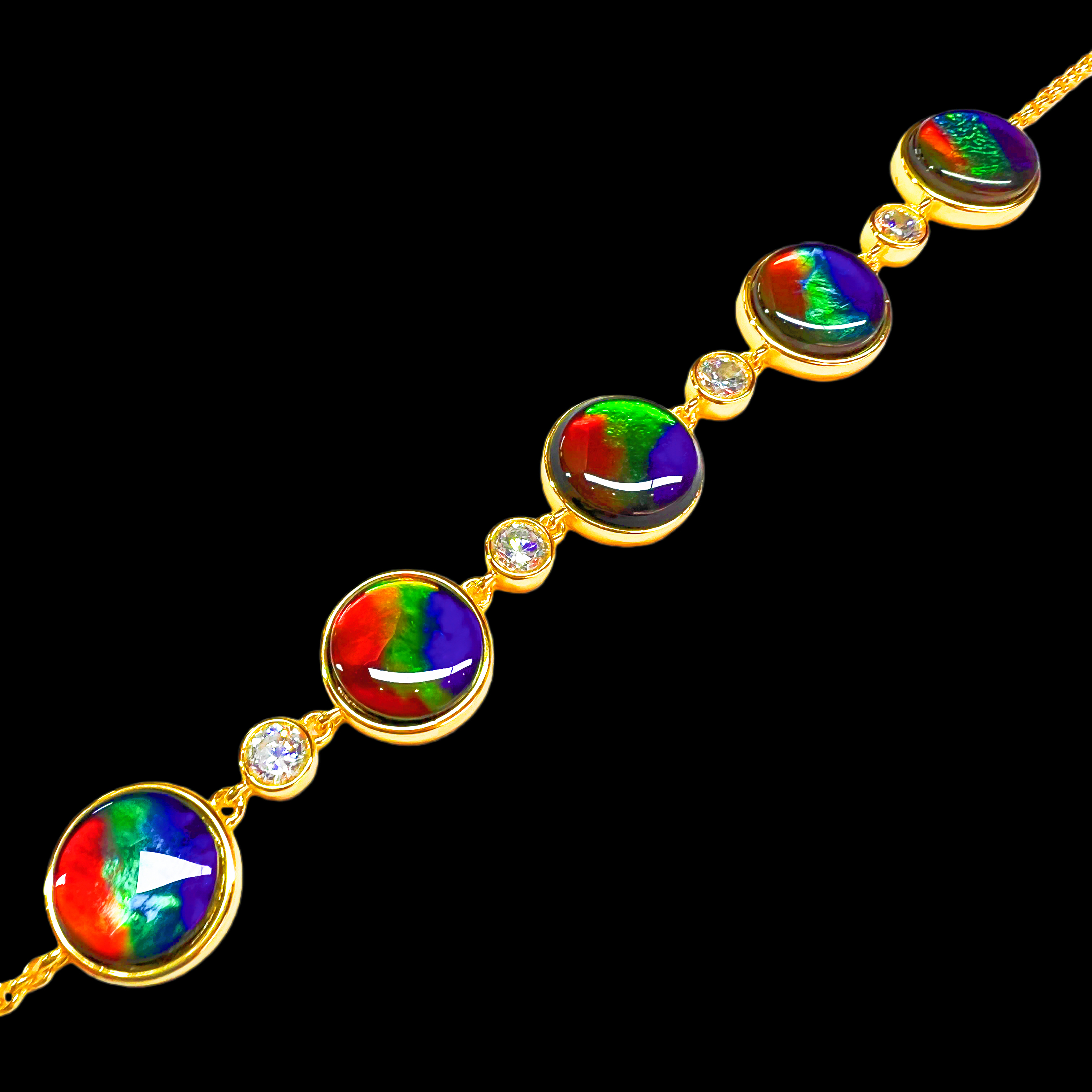 【斑彩】10mm 三色-5颗  加拿大 N-33 SL-B 贝壳创意饰品 B23