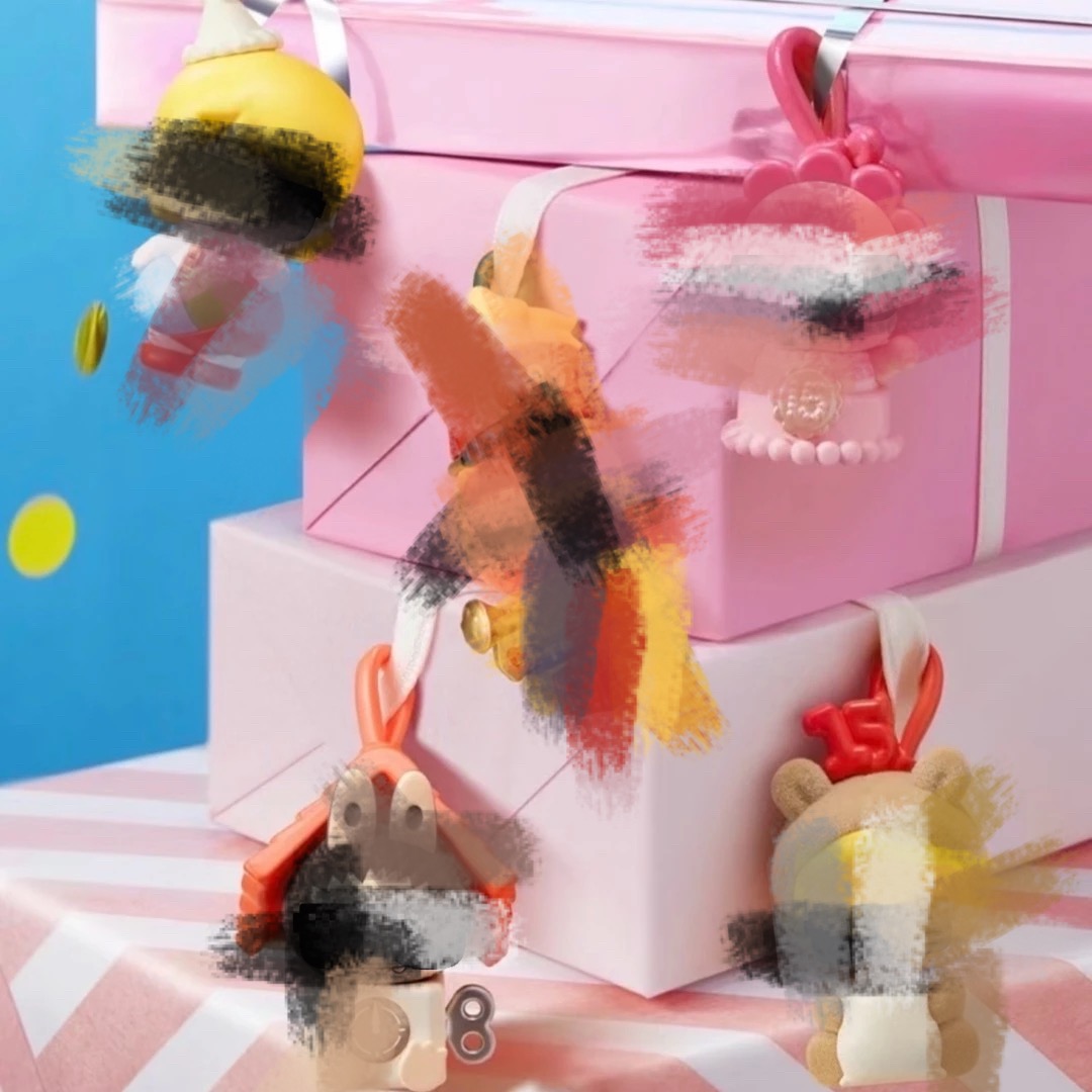 【代拆】十五周年系列潮玩盲盒萌粒