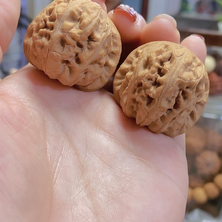 【闪购商品】文玩核桃把件40.5平谷元宝