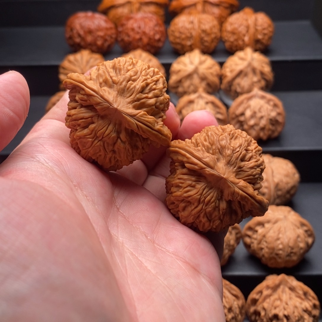 把件文玩核桃43尺全品核老闷狮子头