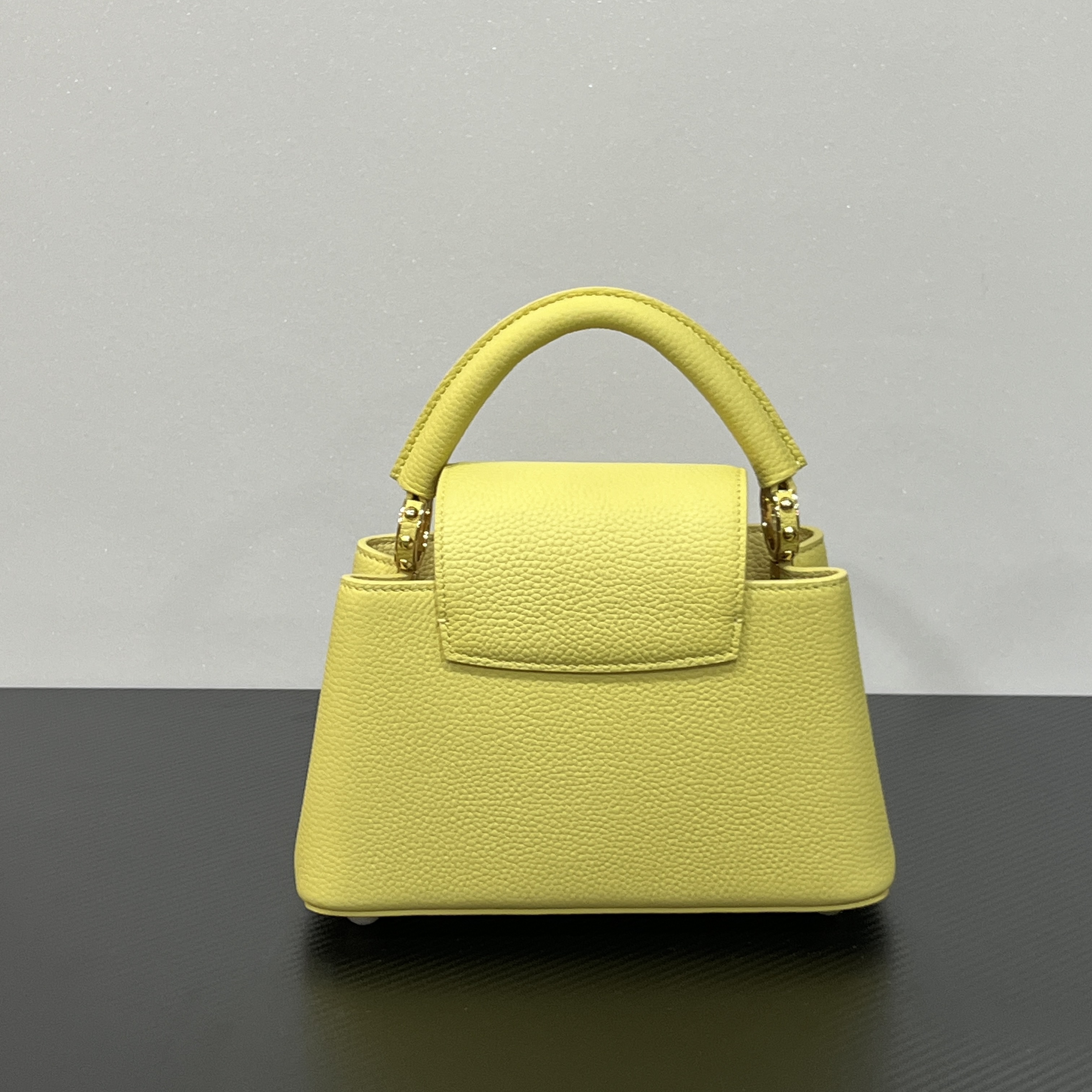 手工真皮包-K0069-卡普横-露-黄色