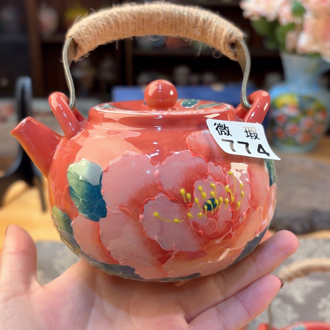 薄***茶景德镇手绘高温釉下彩陶瓷茶具