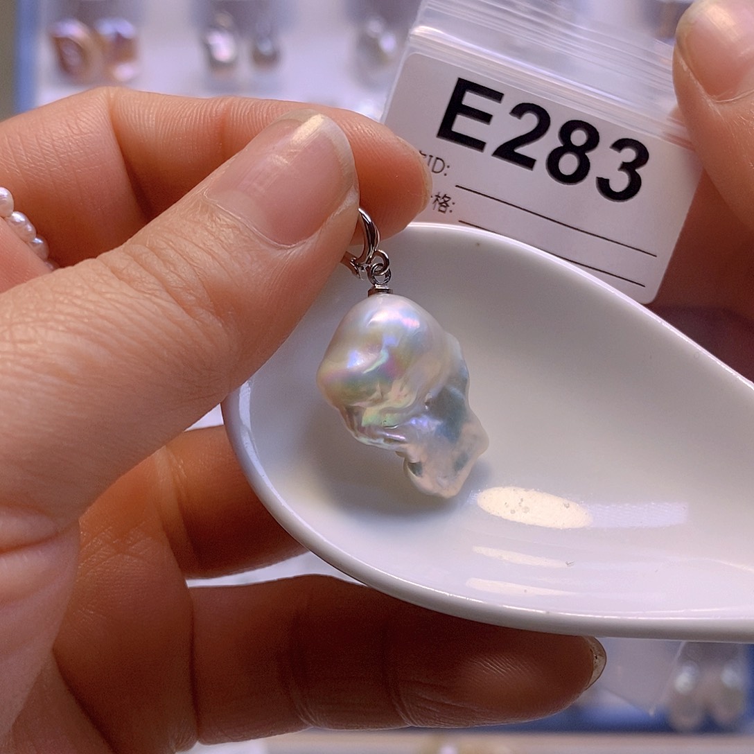 淡水珍珠颈饰银S925镶嵌