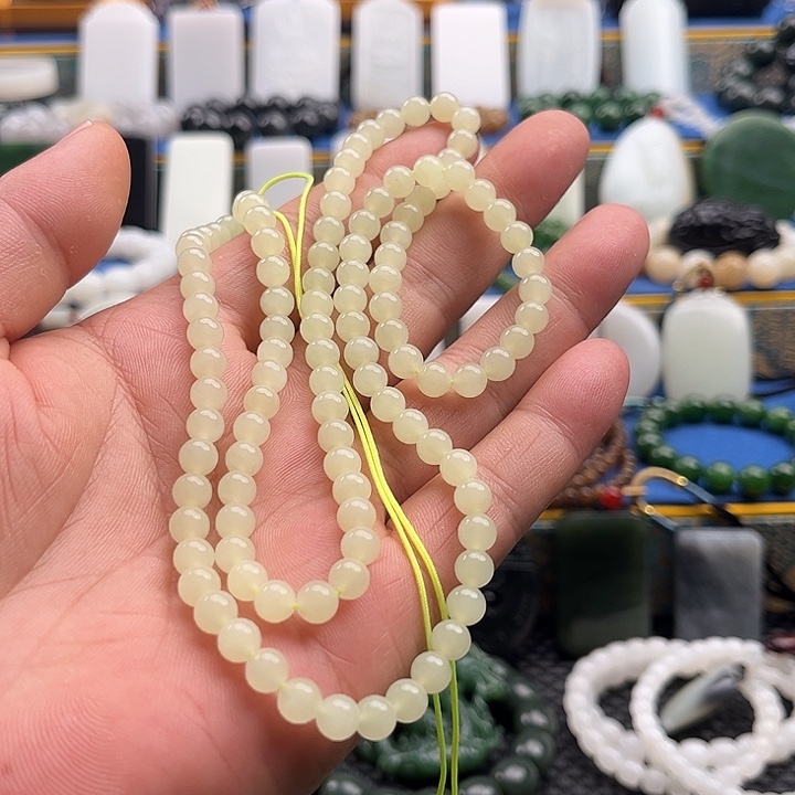 每***~和田玉未镶嵌手链