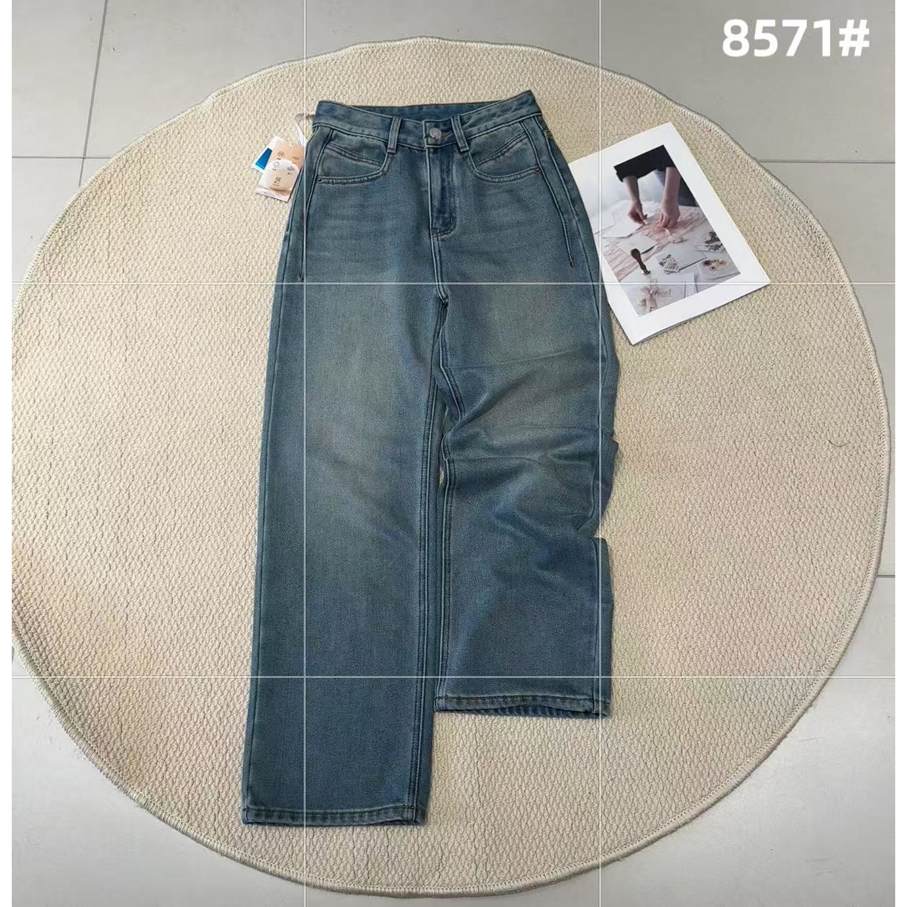 8571 CUVVI云暖绒窄版筷子裤