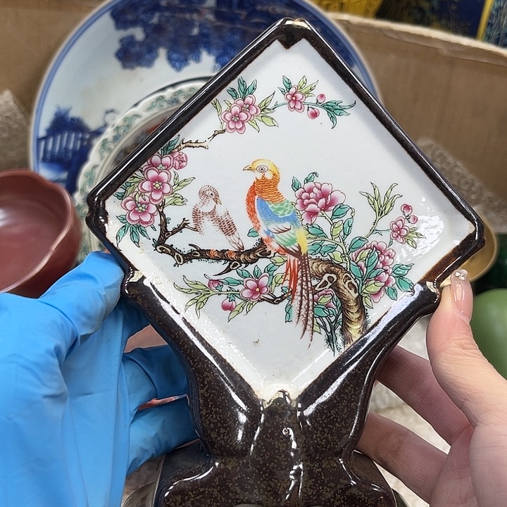 瓷片瓷器摆件 瓷器摆件