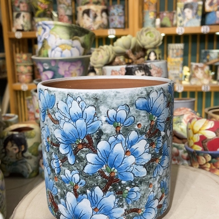 红陶景德镇艺术手绘作品