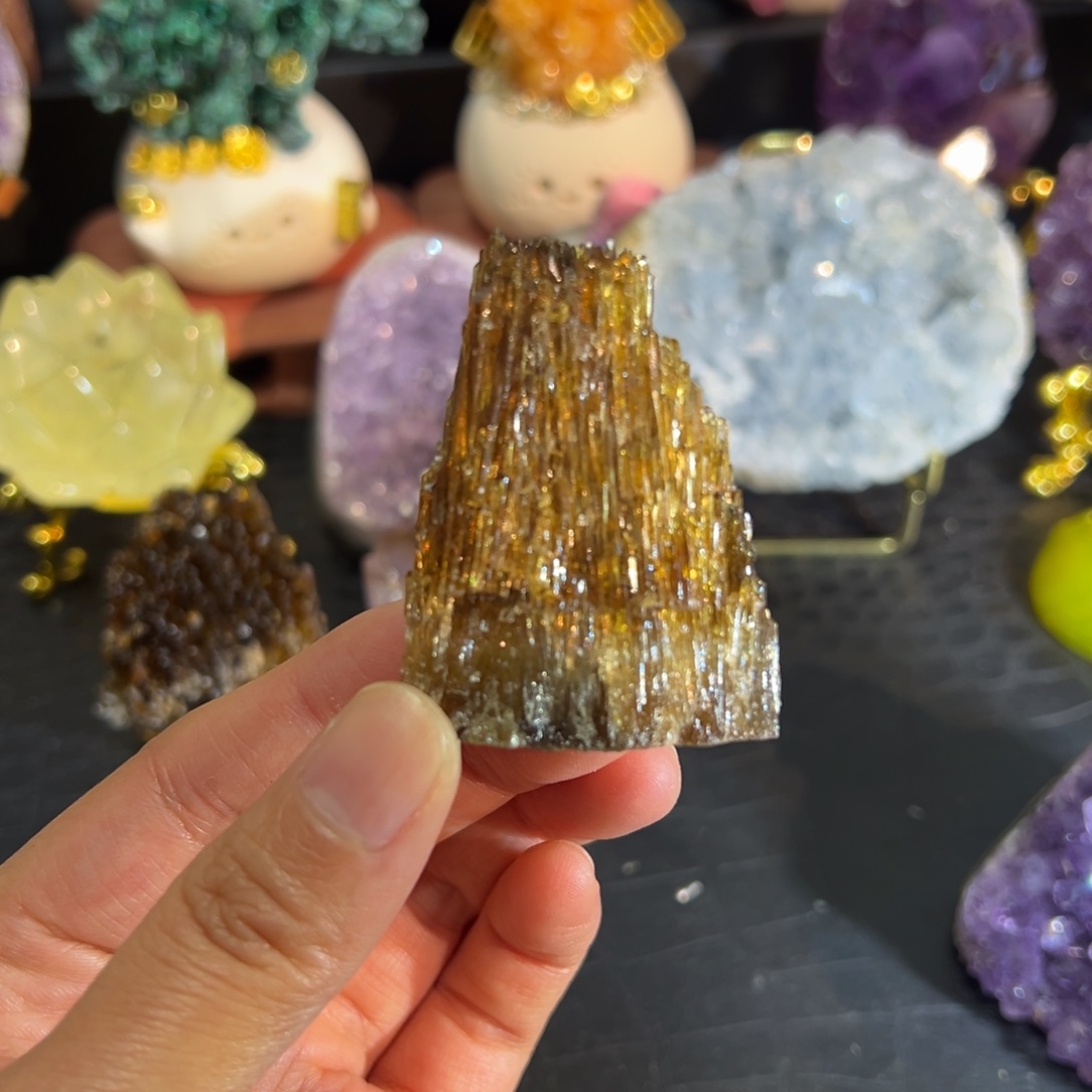 未镶嵌珠宝半成品水晶2方解石