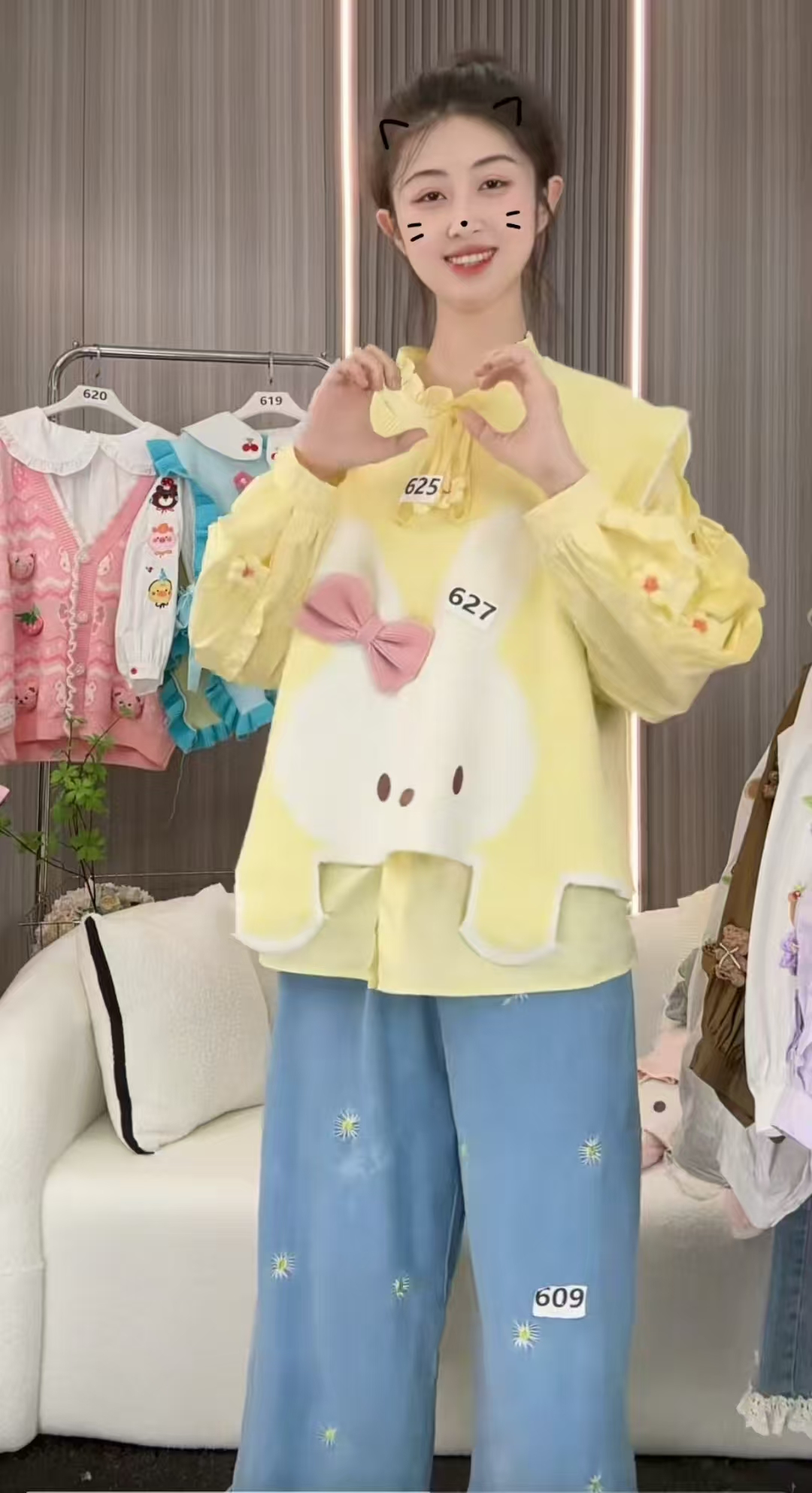 美美【800-999】新秋冬款时尚POLO领衬衣甜美风学院风品质新款合集 