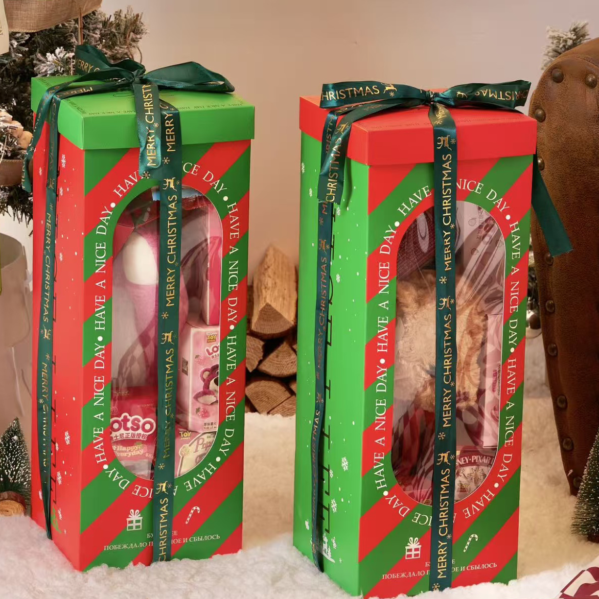 圣诞零食大礼包草莓熊