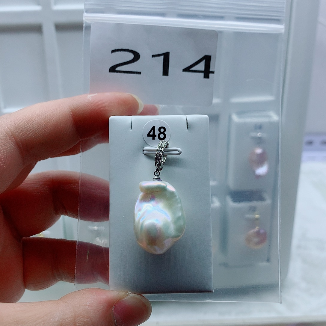 吊坠(不含链)淡水珍珠合金