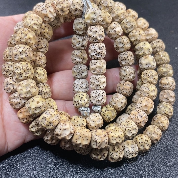 星月菩提把件雕刻无相120颗