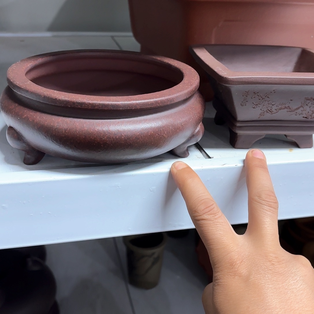 紫砂花盆紫砂的味道真的太美