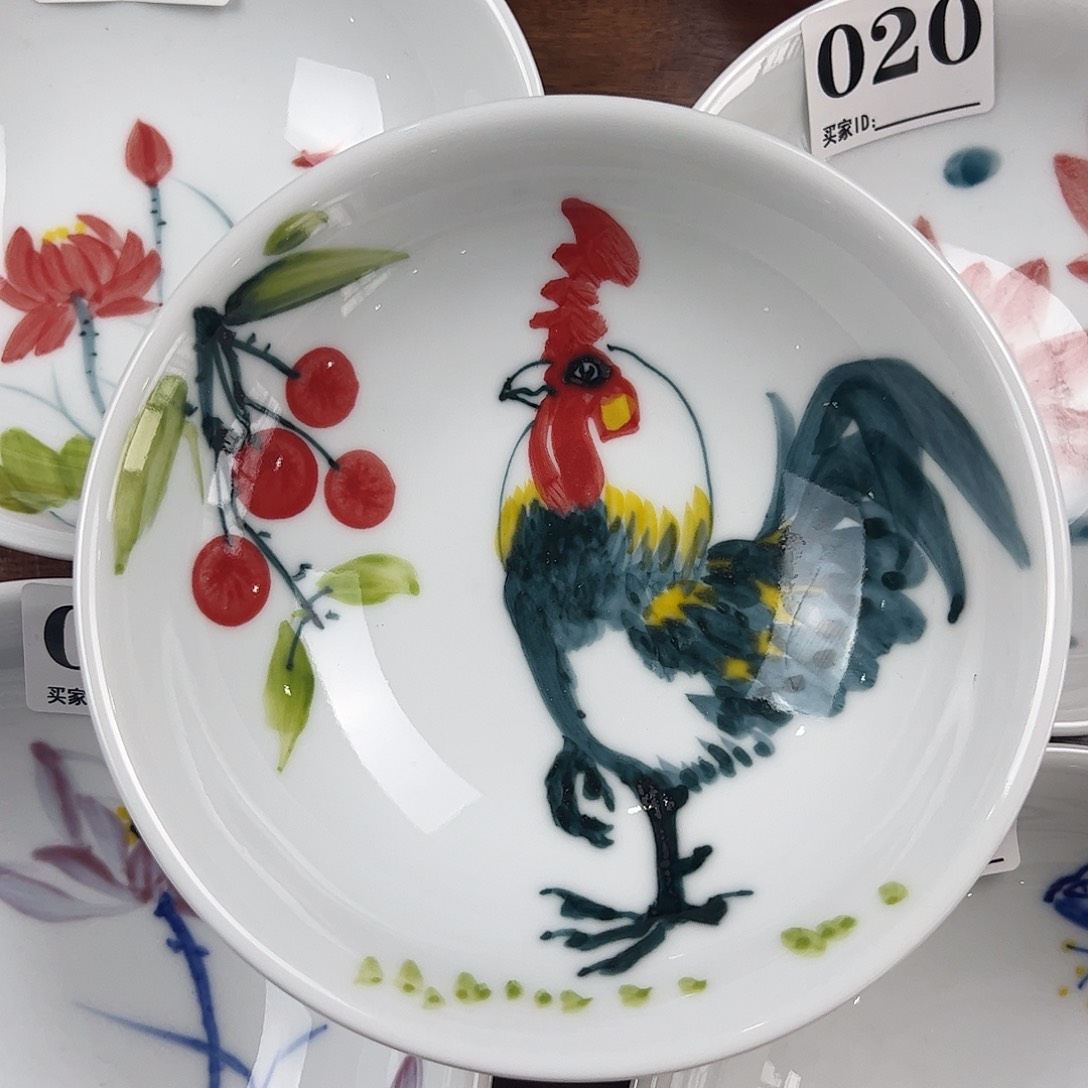 瓷片景德镇陶瓷手工手绘制作