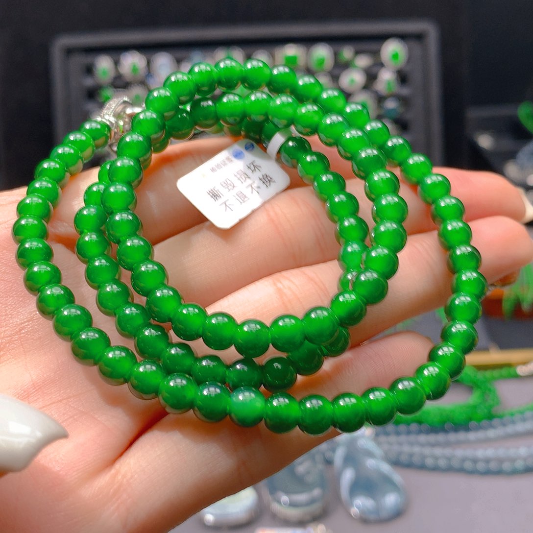 翡翠未镶嵌耳饰天然翡翠