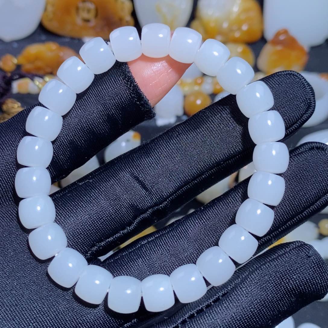 和田玉套链未镶嵌