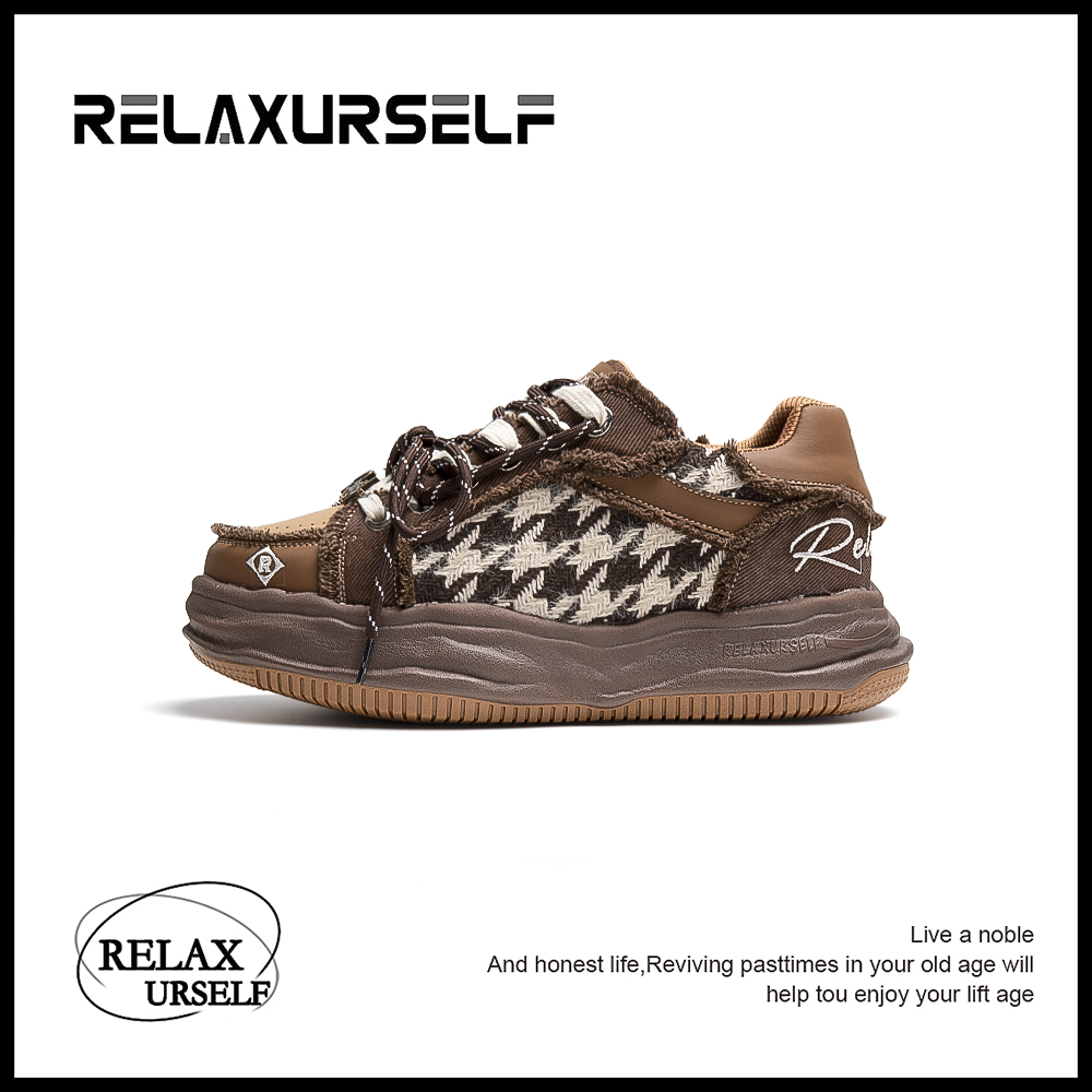RELAXURSELF【琥珀流光】情侣潮鞋增高鞋时尚百搭休闲运动鞋子男款