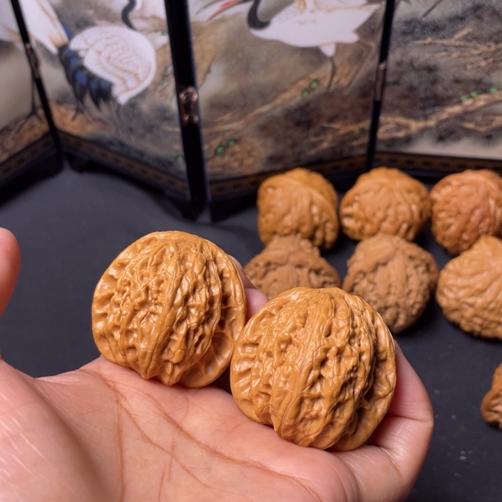 文玩核桃把件37铁锤