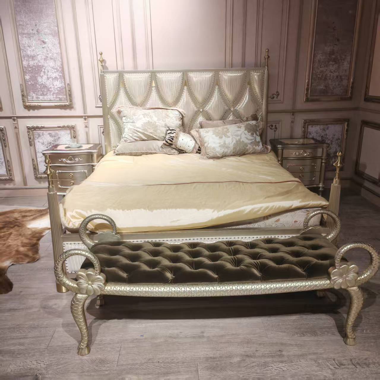 塞纳之光法式轻奢别墅家用大床