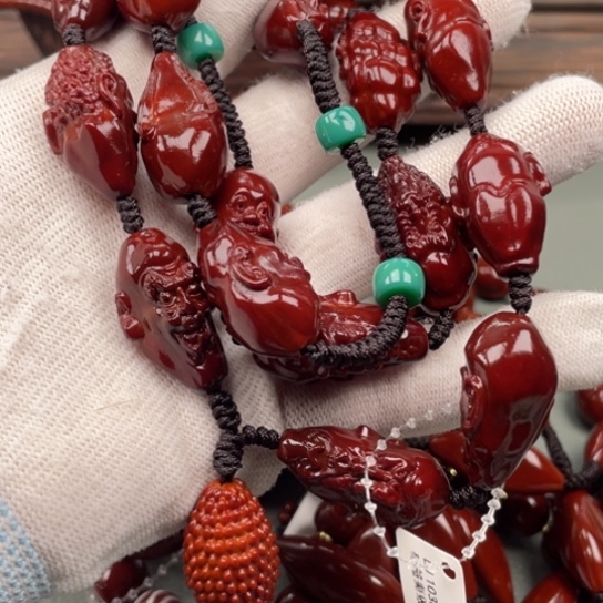 洛***尘橄榄核吊坠橄榄核