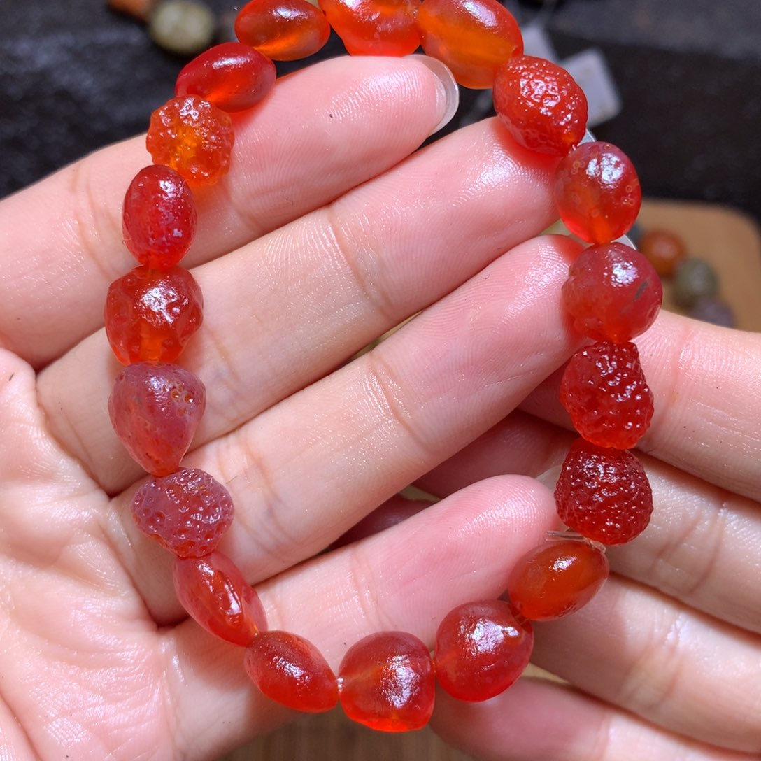 未镶嵌玛瑙/玉髓珠宝半成品