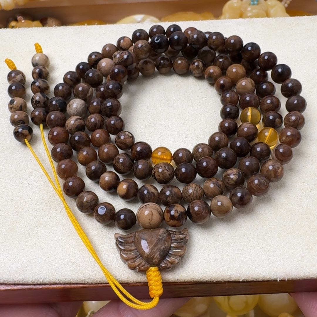 蜜蜡吊坠(赠链)未镶嵌6mm