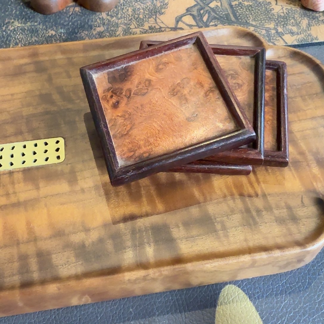 6***6木（非红木类）小叶紫檀杯垫4