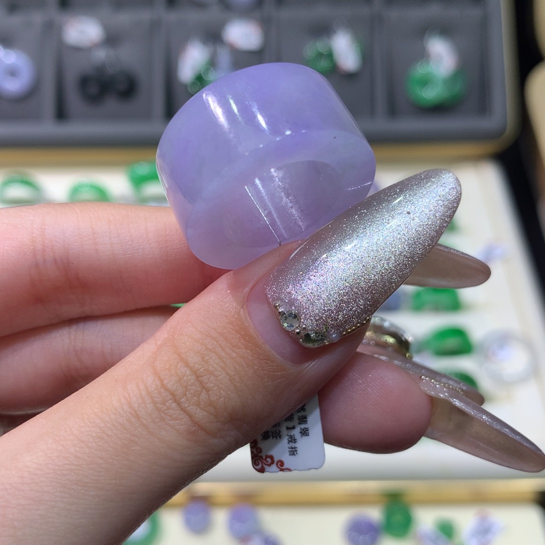 翡翠戒指未镶嵌扳指