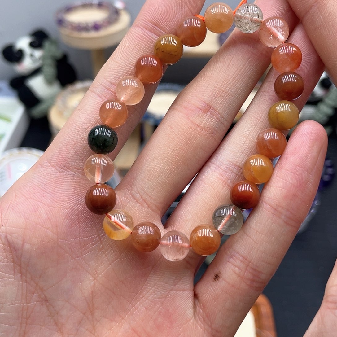 水晶手链未镶嵌福禄寿