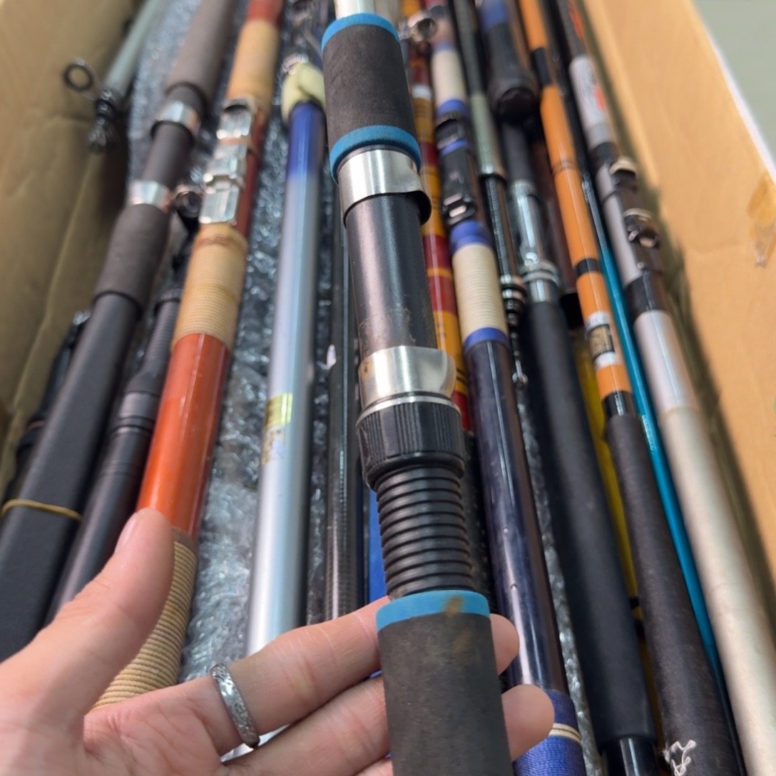 渡***舟钓鱼竿孤品微瑕疵