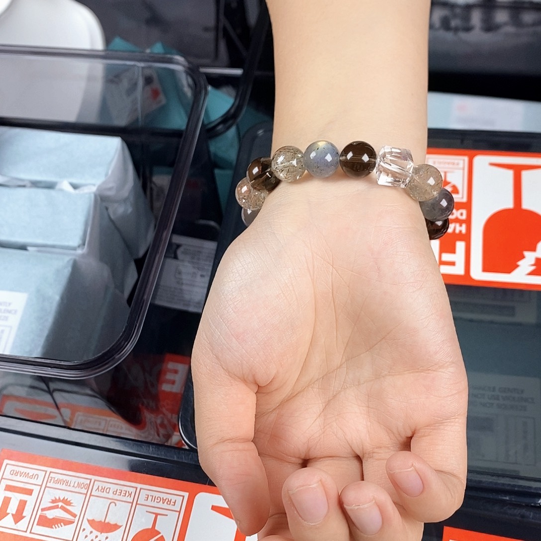 手链银S925镶嵌水晶