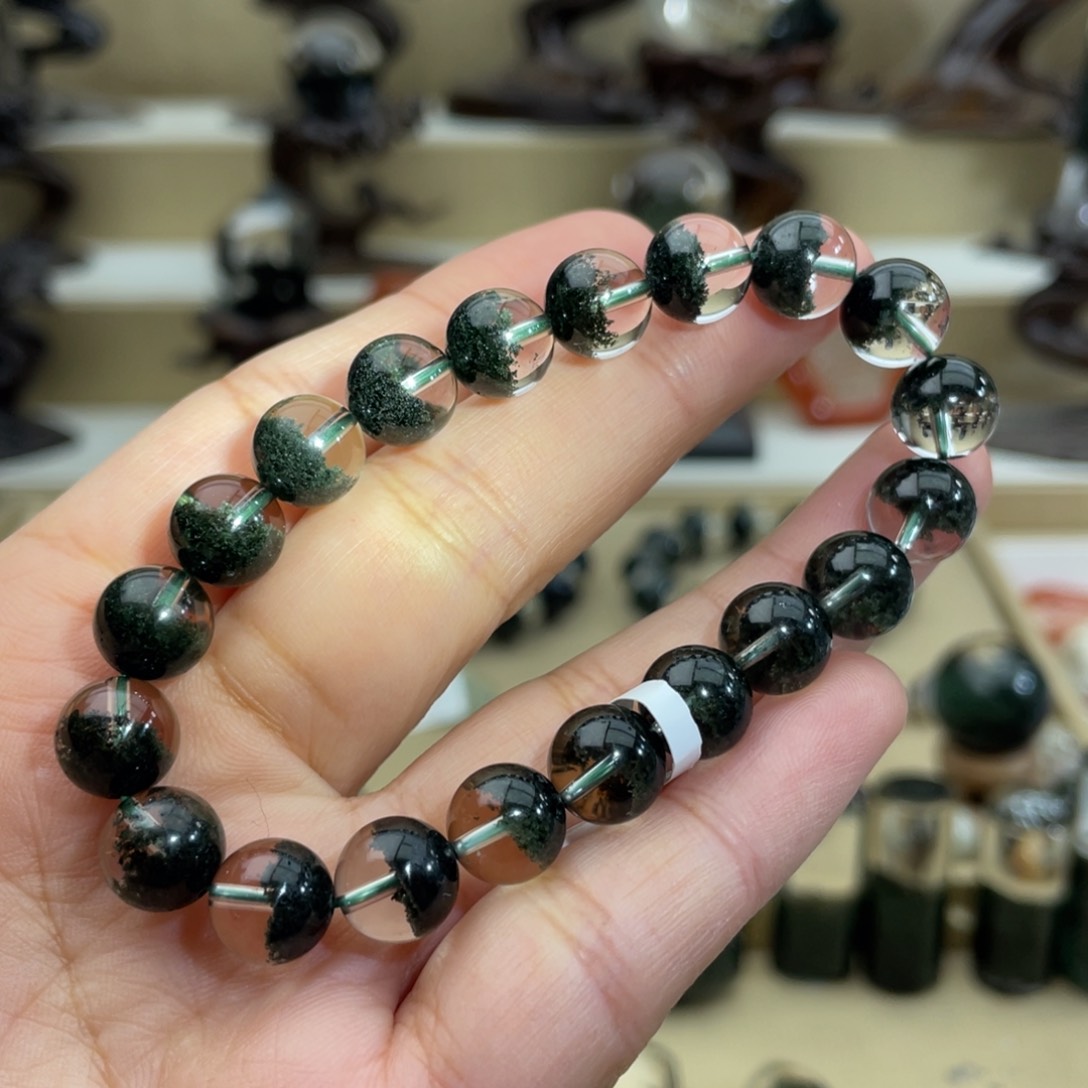 水晶手链未镶嵌绿幽灵手链