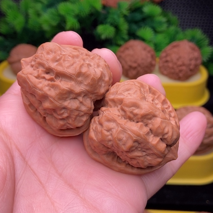 吊坠文玩核桃叶*多金蟾38精配