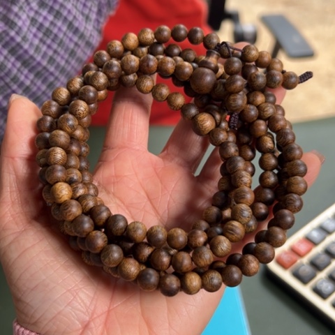 沉香手串乌身16克卡0.7多样性发1条