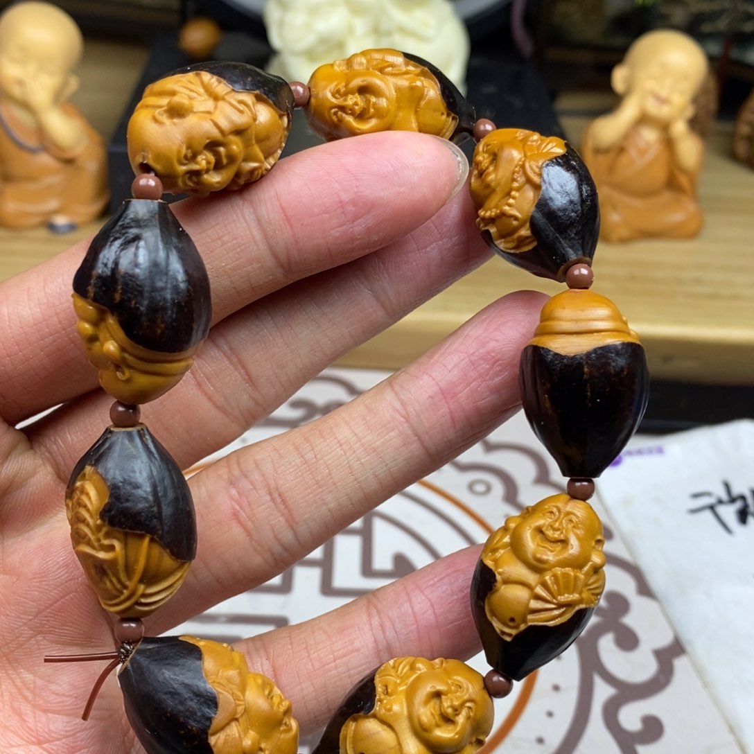 橄榄核手串/手链橄榄核雕工艺手串