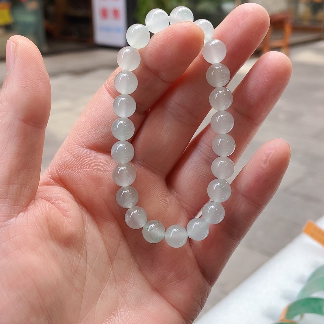 石英质玉手链未镶嵌8m