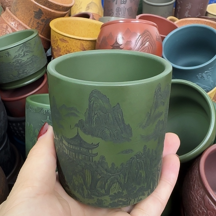 紫砂茶杯紫砂杯主人杯大放漏