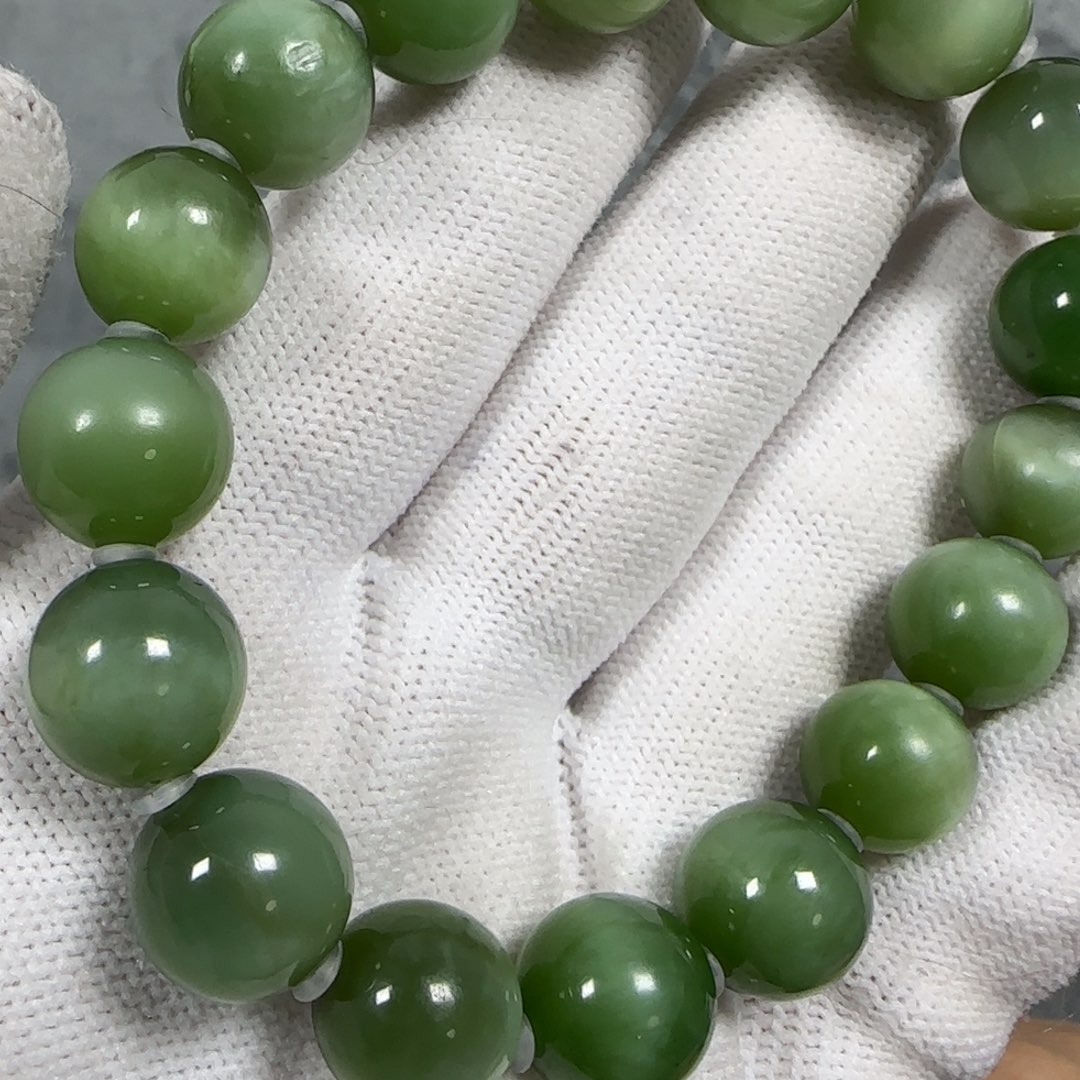 和田玉手链未镶嵌手串一条