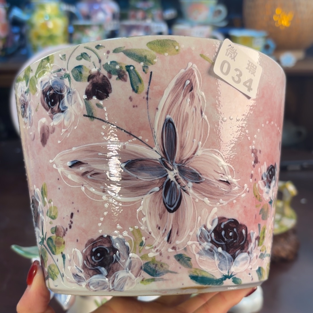 景德镇手绘高温釉下彩陶瓷茶具