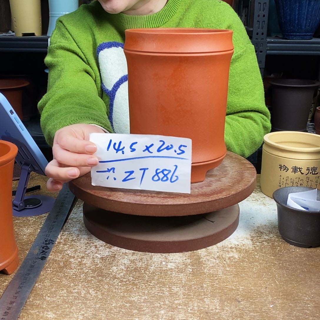 紫砂紫砂花盆一只ZT886