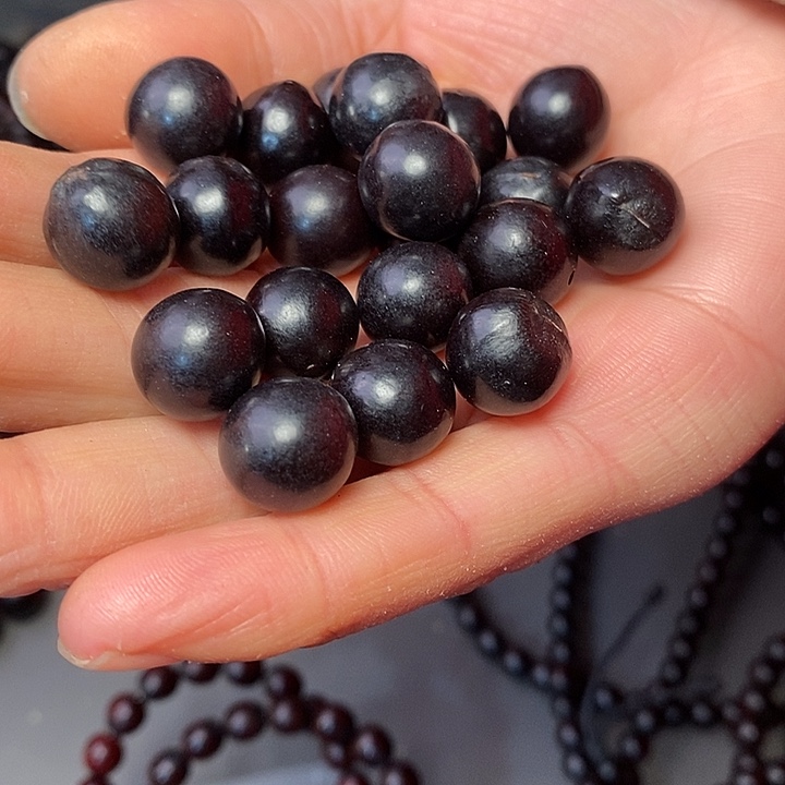 遇***惜佛心果手串100颗打孔散籽无患子