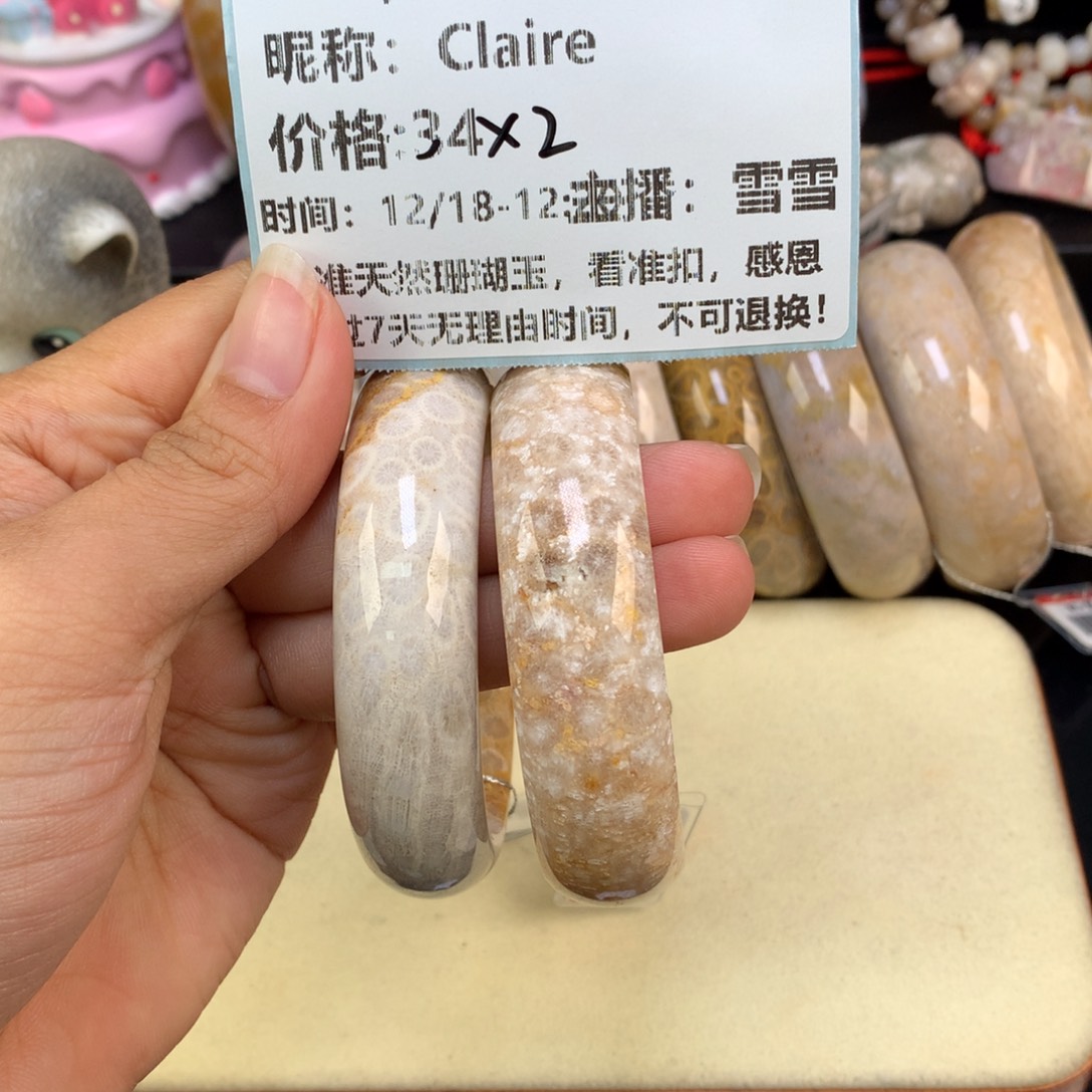 C***e硅化珊瑚（珊瑚玉）未镶嵌吊坠(赠链)