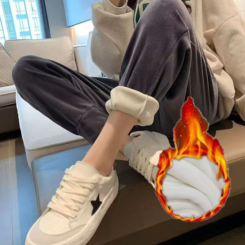 孕妇裤显瘦保暖哈伦裤休闲裤孕妇装灰色加绒裤长裤小脚时尚秋冬